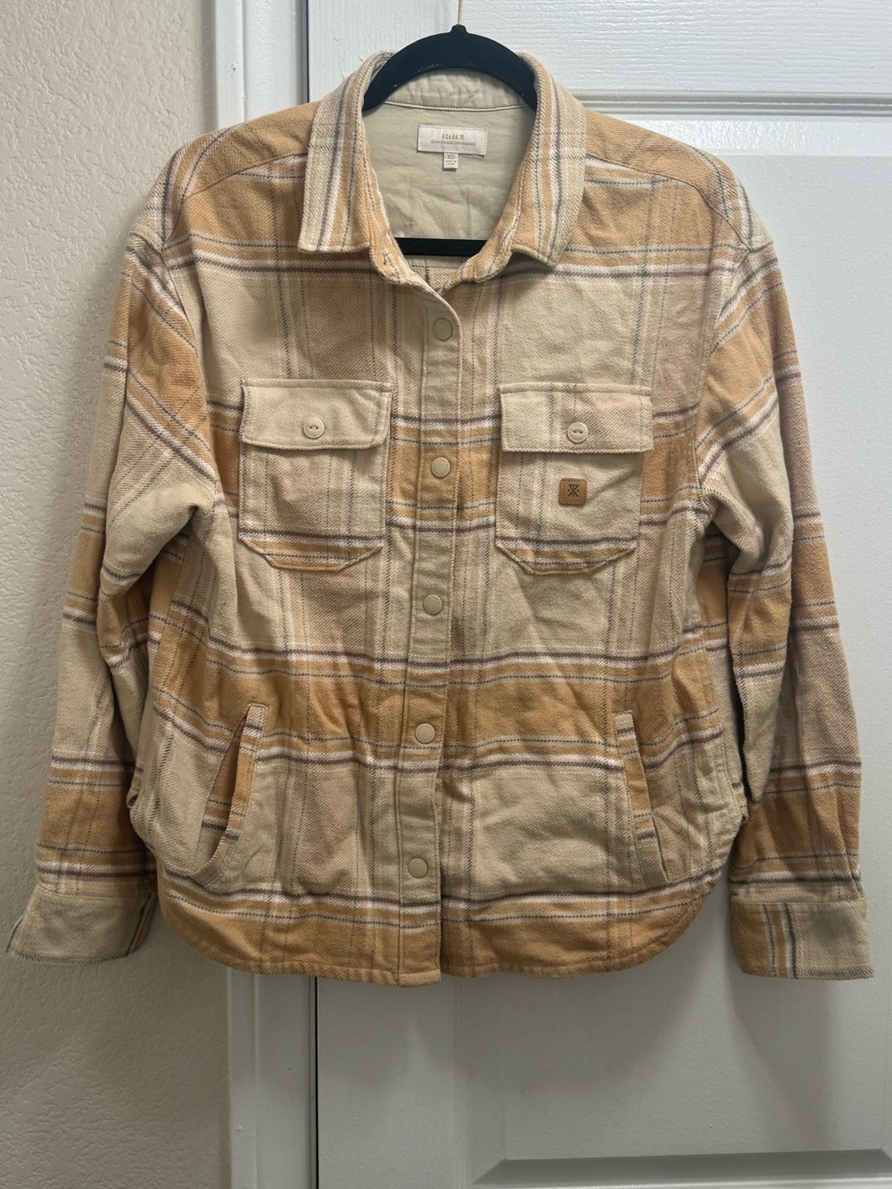 Roark Women's Collection Amberley Flannel Plaid Shirt Jacket XS